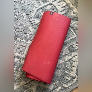 Red Manduka Yoga Mat slip proof
